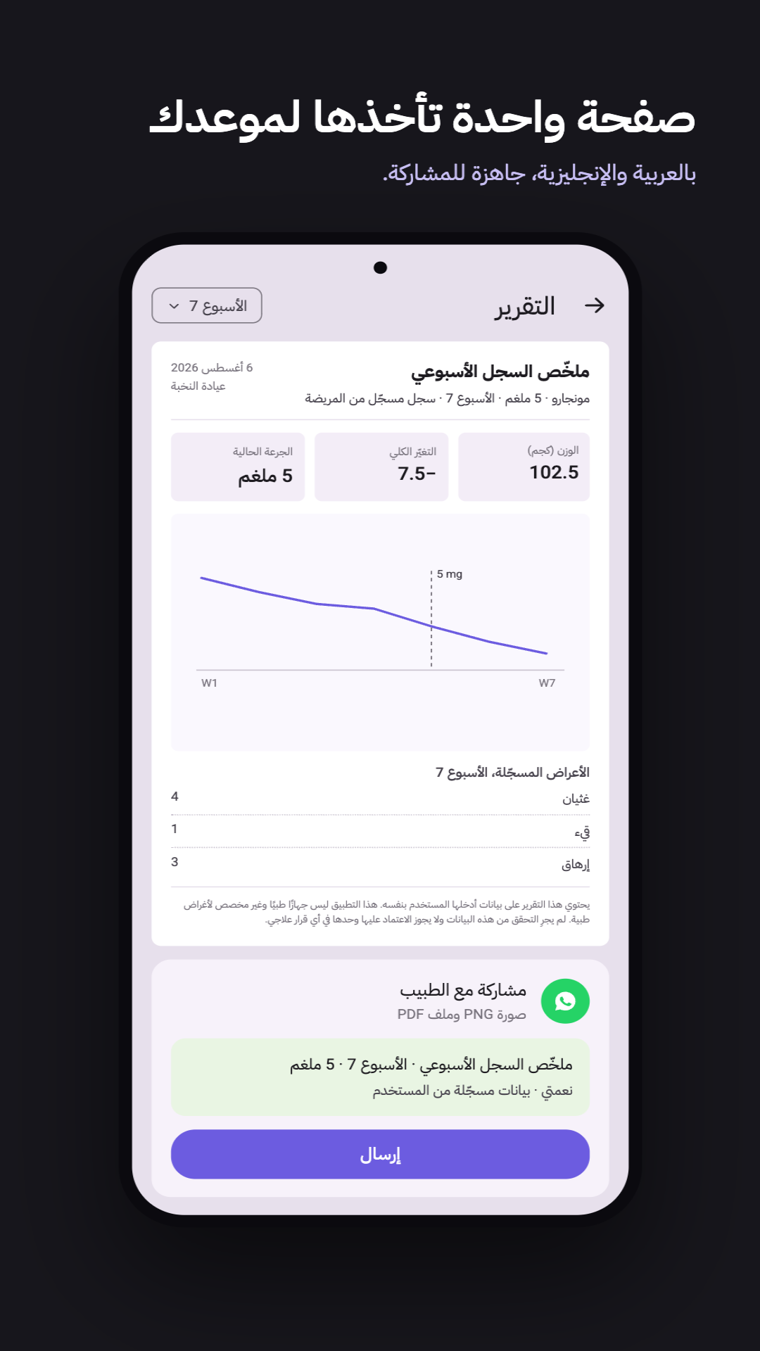 التقرير الطبي